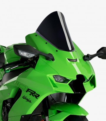 Windschild Puig R-Racer Kawasaki ZX-10R/RR (21-26) Schwarz 20540N