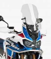 Honda CRF1000L Africa Twin Puig Touring with M.E.M. Transparent Windshield 3714W