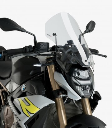 BMW S1000R Puig Naked Touring Transparent Windshield 20889W