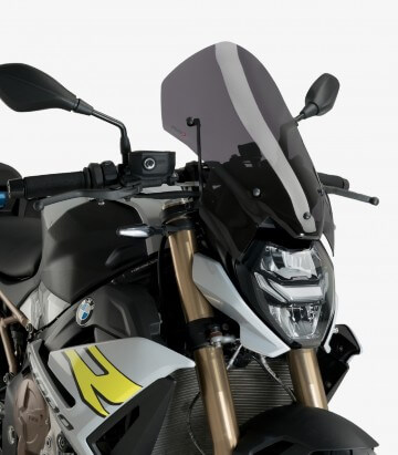 BMW S1000R Puig Naked Touring Dark Smoked Windshield 20889F