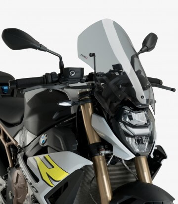 BMW S1000R Puig Naked Touring Smoked Windshield 20888H