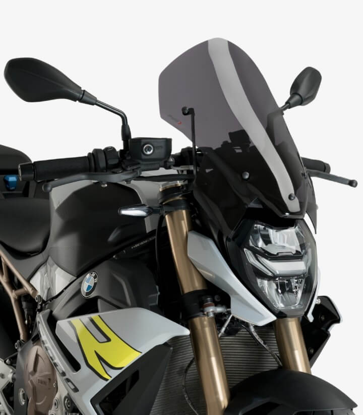 BMW S1000R Puig Naked Touring Dark Smoked Windshield 20888F