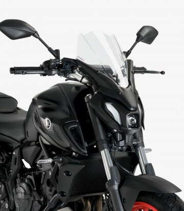 Yamaha MT-07 Puig Naked Touring Transparent Windshield 20619W