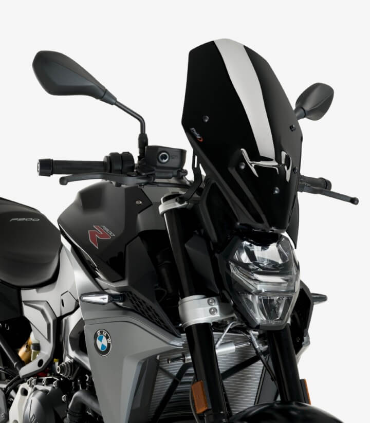 Windschild Puig New Generation Touring BMW F900R (20-24) Schwarz 20361N