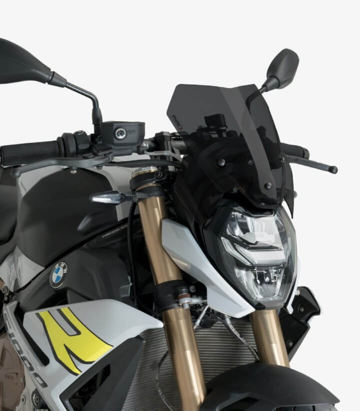 BMW S1000R Puig Naked Sport Dark Smoked Windshield 20886F