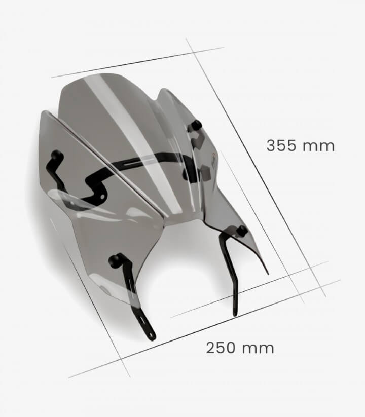 Windschild Puig New Generation Sport Suzuki GSX-S1000 (21-24), GSX-S950 (22-23) Schwarz 20833N