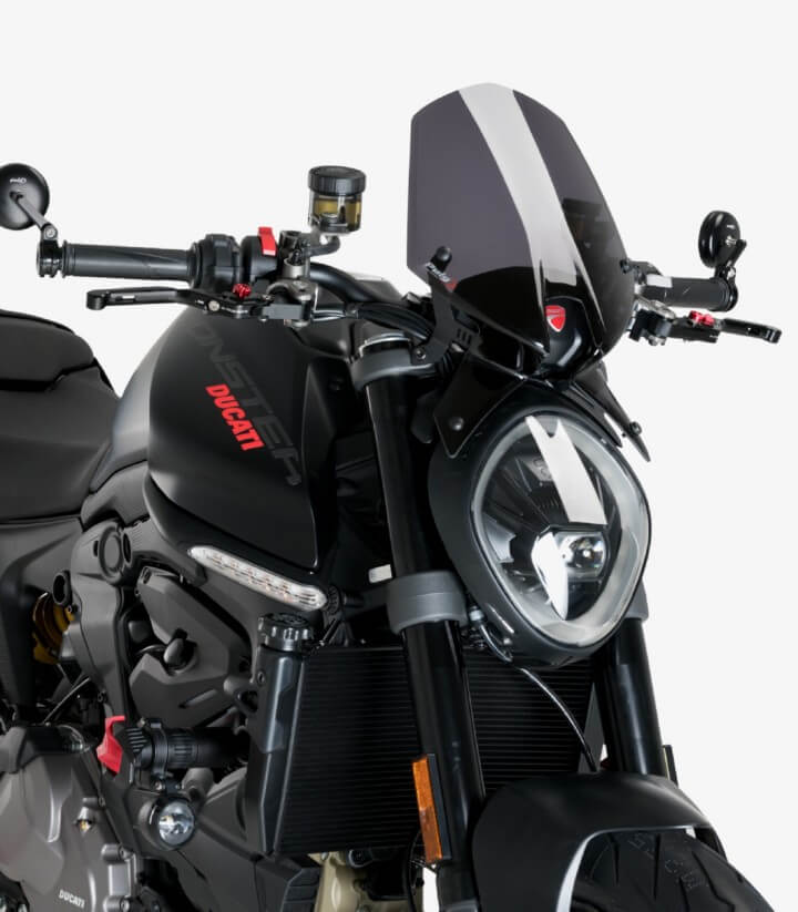 Cúpula Puig Naked Sport Ducati Monster 937 Ahumado Oscuro 20712F