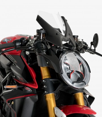 Mv Agusta Brutale 1000 RR/RS/ORO (2019 - 2024) Puig New Generation Sport Transparent Windshield 20680W