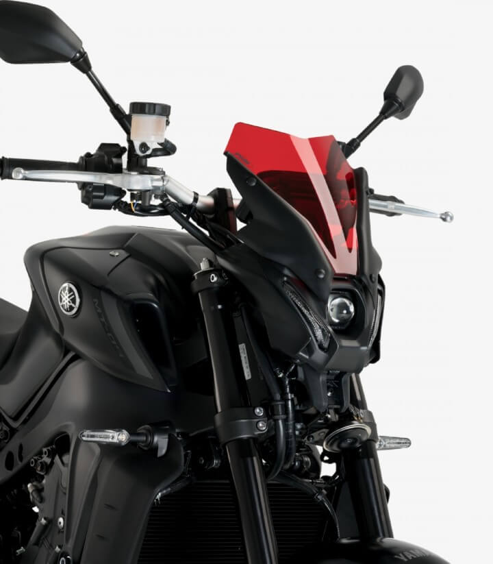 Yamaha MT-09 / SP Puig Naked Sport Red Windshield 20644R