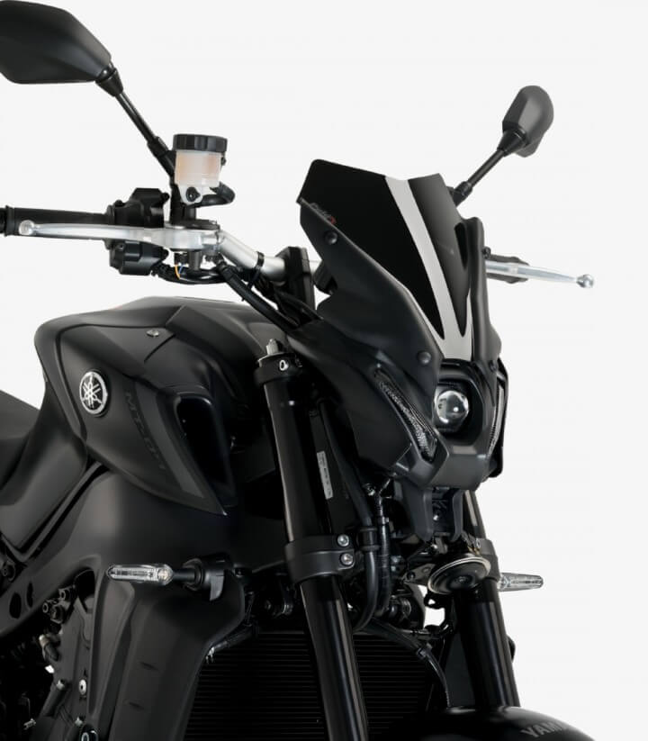 Yamaha MT-09 / SP Puig Naked Sport Black Windshield 20644N