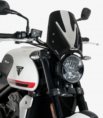 Windschild Puig New Generation Sport Triumph Trident 660 (21-26) Schwarz 20638N