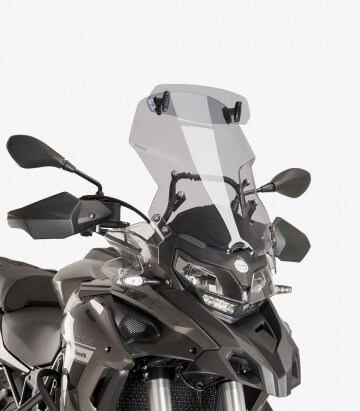 Benelli TRK 502 Puig Touring with visor Smoked Windshield 9508H