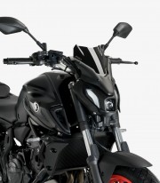 Yamaha MT-07 Puig Naked Sport Black Windshield 20618N