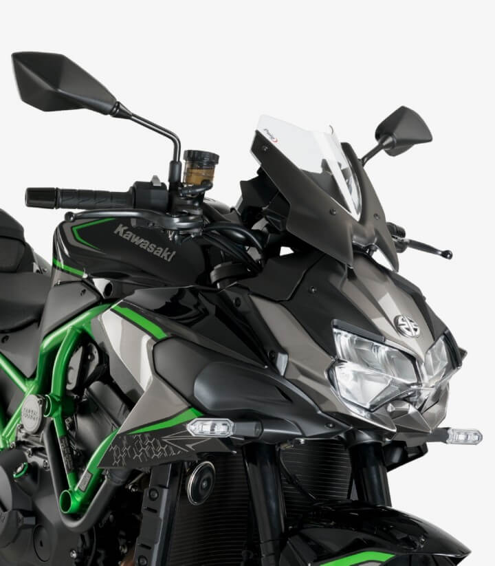 Kawasaki Z H2 / SE Puig Naked Sport Transparent Windshield 20506W