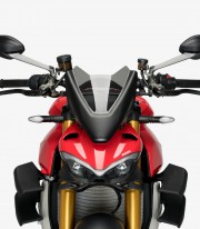 Ducati Streetfighter V2 / V4 / V4S / SP Puig Naked Sport Smoked Windshield 20467H