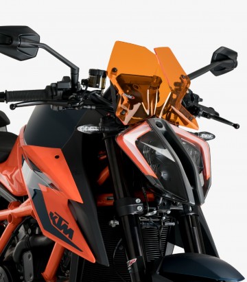 KTM 1290 Superduke R/RR/R EVO (2020 - 2024) Puig New Generation Sport Orange Windshield 20425T