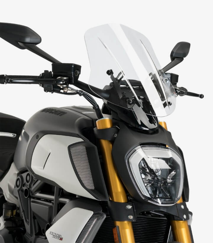 Cúpula Puig Naked Regulable Ducati Diavel 1260 / S Transparente 3775W