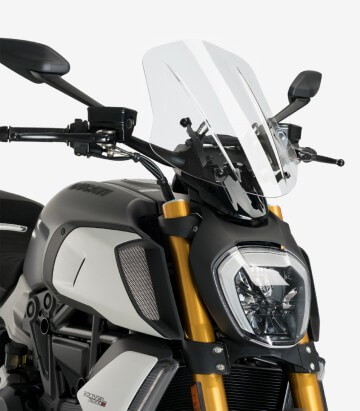 Windschild Puig New Generation Touring verstellbar Ducati Diavel 1260 (19-23) Klar 3775W