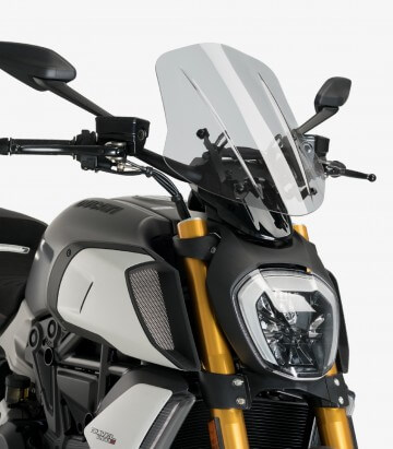 Cúpula Puig Naked Regulable Ducati Diavel 1260 / S Ahumado 3775H