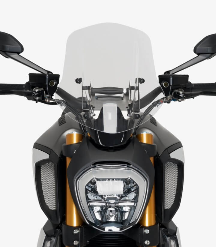 Cúpula Puig Naked Regulable Ducati Diavel 1260 / S Ahumado 3775H