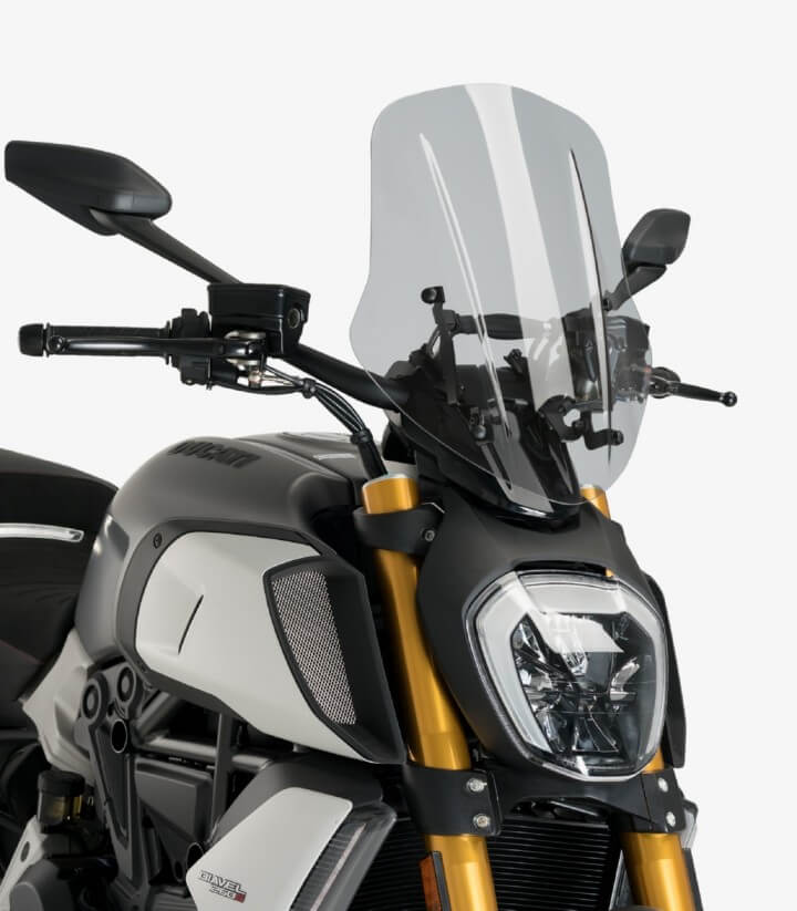 Cúpula Puig Naked Regulable Ducati Diavel 1260 / S Ahumado 3775H
