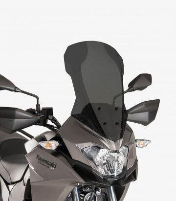 Cúpula Puig Touring Kawasaki Versys-X 300 Ahumado oscuro 9710F