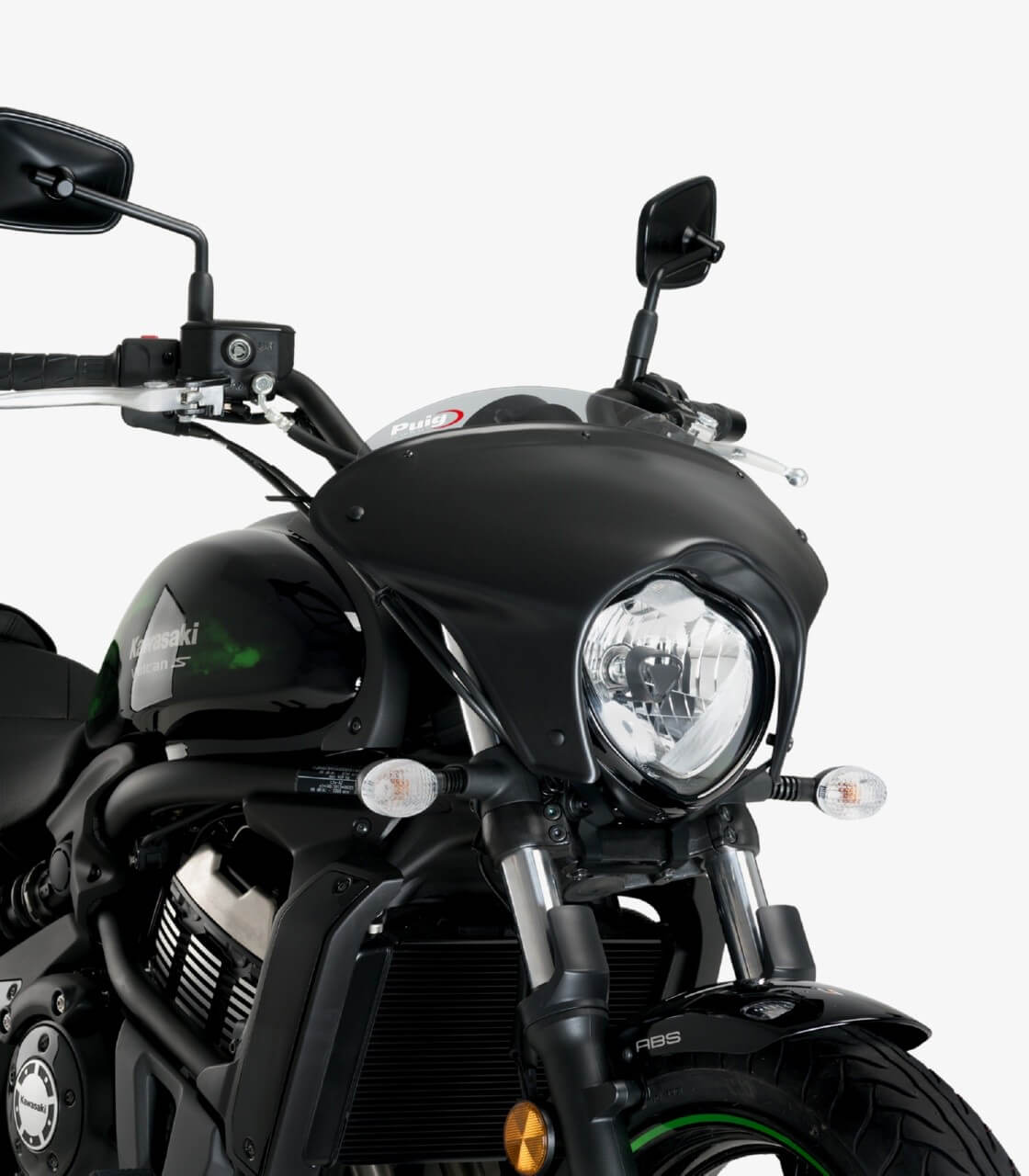 Kawasaki Vulcan S Puig Batwing SML Sport Smoked Windscreen 21075H