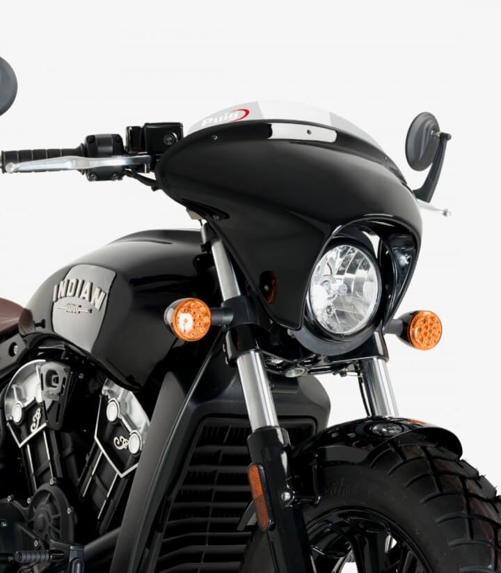 Windschild Puig Batwing SML Sport Indian Scout Bobber (18-26) Getönt 21073H