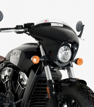Windschild Puig Batwing SML Sport Indian Scout Bobber (18-26) Getönt 21073H