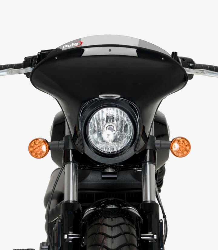 Indian Scout Bobber Puig Batwing SML Sport Smoked Windscreen 21073H