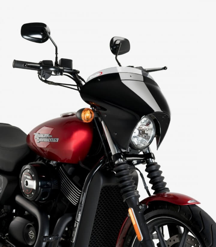 Harley Davidson Street 750 XG750 Puig Batwing SML Sport Smoked Windscreen 21057H