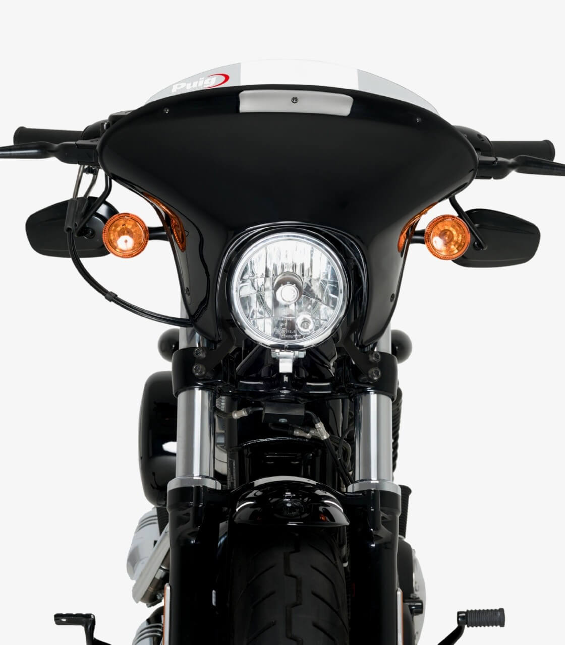 Écran Batwing SML Long Fumé Clair Pour Harley Davidson Sportster Iron 1200 Et Forty-Eight 2017-2020