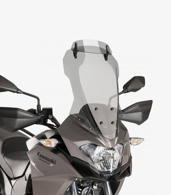 Windschild Puig Touring mit Visier Kawasaki Versys-X 300 (17-20) Getönt 9713H