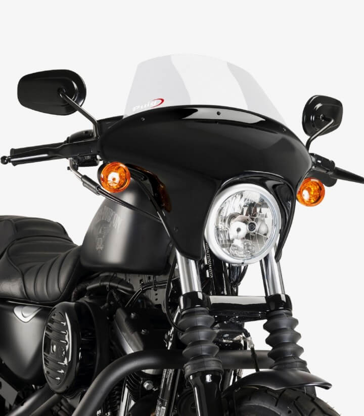 Windschild Puig Batwing SML Touring Harley-Davidson Sportster 883 Iron XL883N (09-22) Klar 21054W