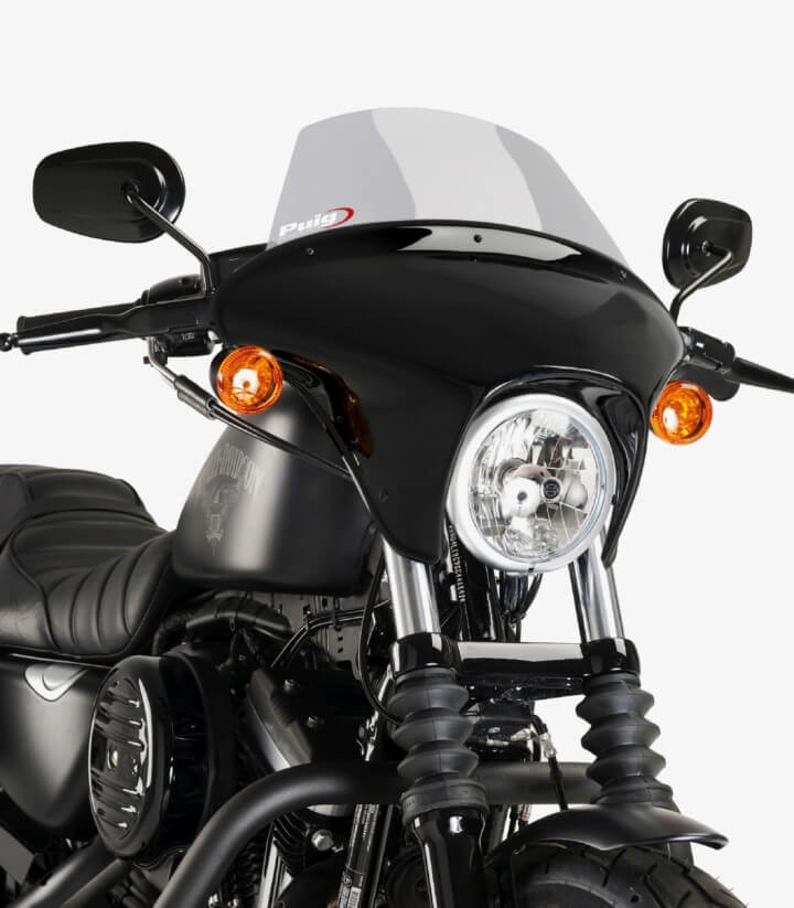 Windschild Puig Batwing SML Touring Harley-Davidson Sportster 883 Iron XL883N (09-22) Getönt 21054H