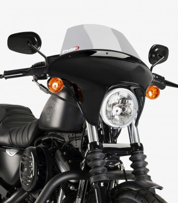 Harley Davidson Sportster Iron XL883N Puig Batwing SML Touring Smoked Windscreen 21054H
