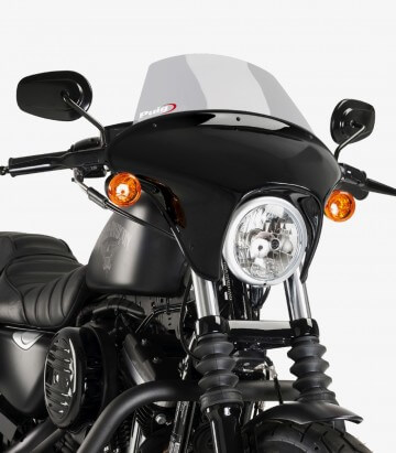 Windschild Puig Batwing SML Touring Harley-Davidson Sportster 883 Iron XL883N (09-22) Getönt 21054H