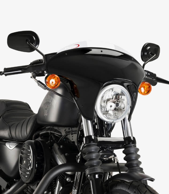 Windschild Puig Batwing SML Sport Harley-Davidson Sportster 883 Iron XL883N (09-22) Klar 21053W