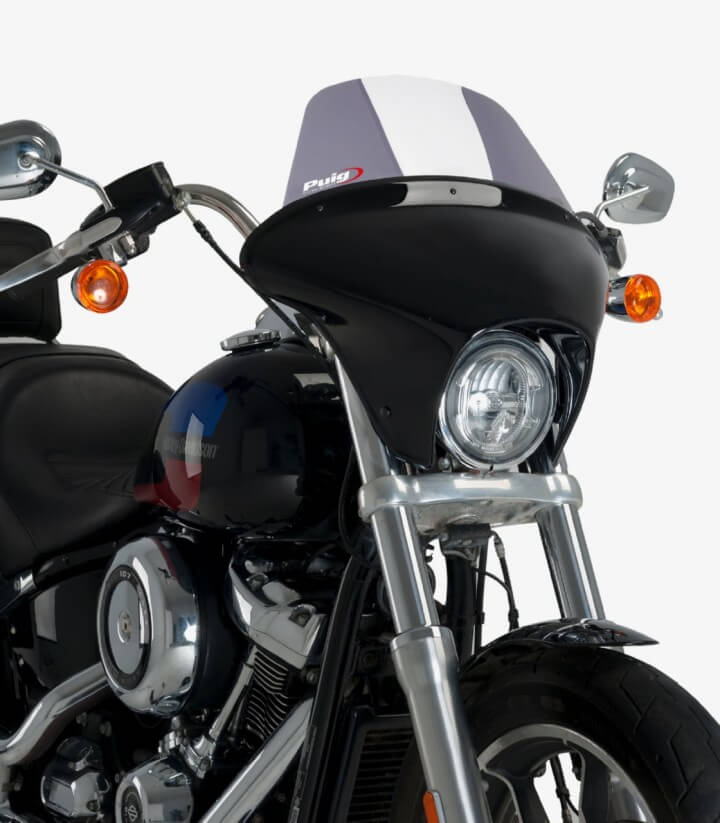 Pantalla Puig Batwing SML Touring Harley Davidson Softail Low Rider FXLR Ahumado 21052H