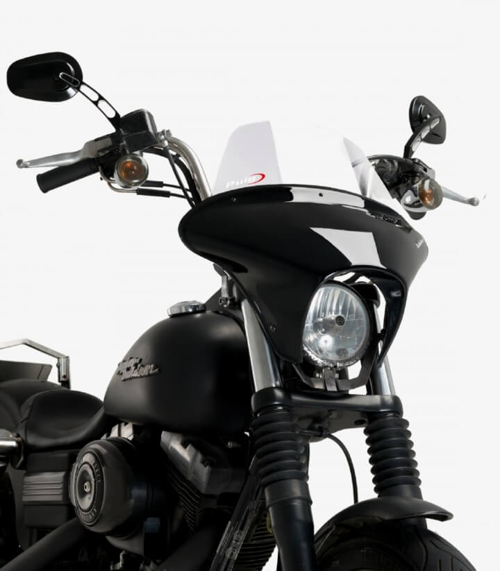 Windschild Puig Batwing SML Touring Harley-Davidson Dyna Street Bob FXDB-I (06-17) Klar 21050W