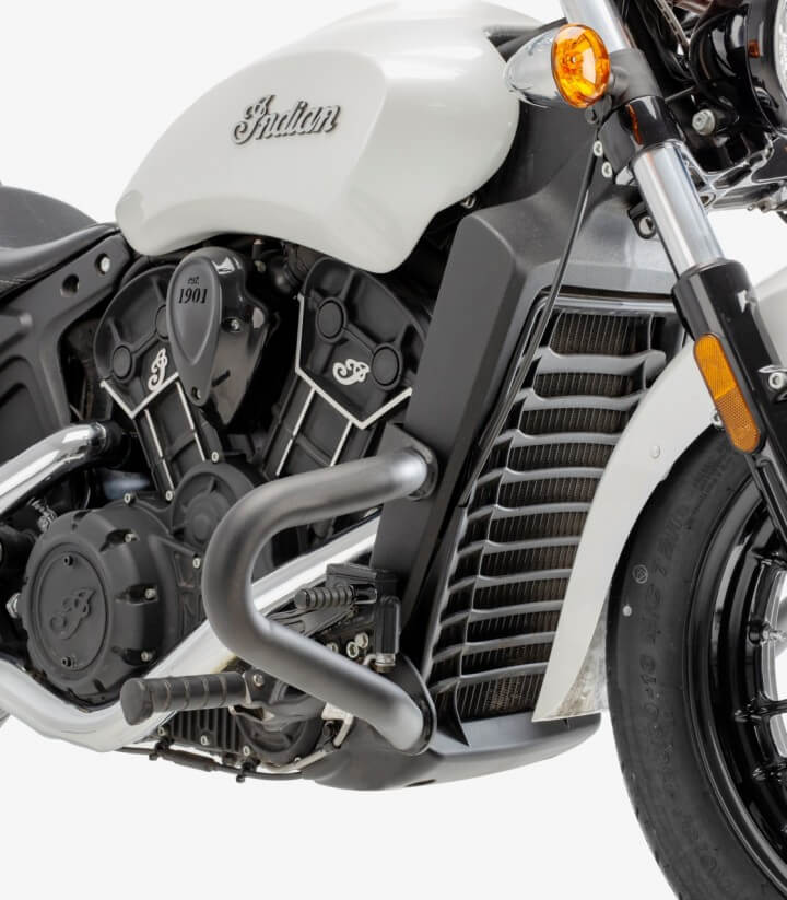 Defensas de tubo 21040N de Puig para Indian Scout