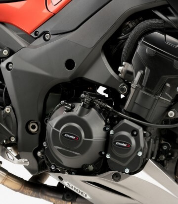 Puig Carbon engine covers 20417N for Kawasaki Z1000