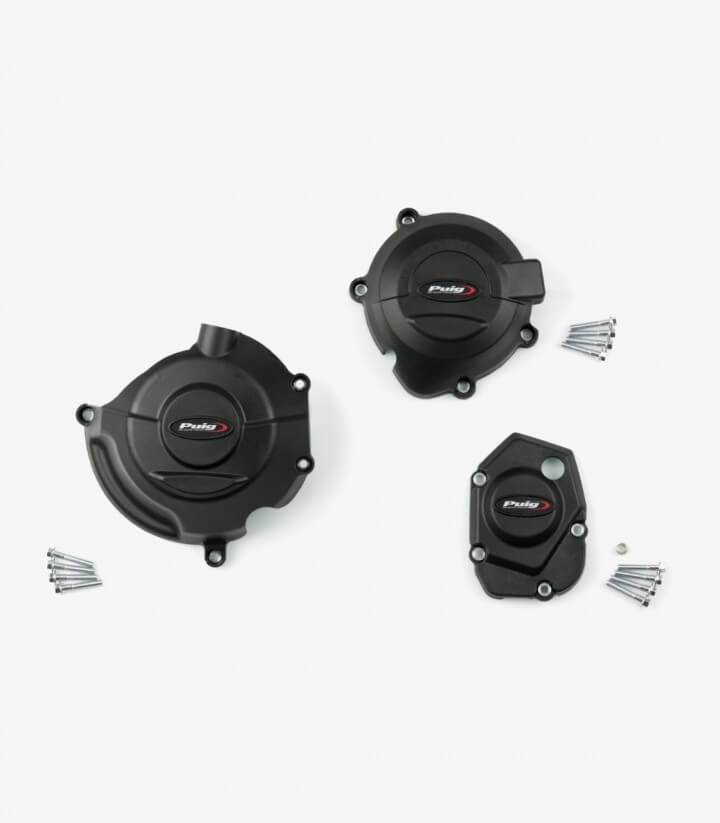 Tapas protectoras del motor de carbono 20417N de Puig para Kawasaki Z1000
