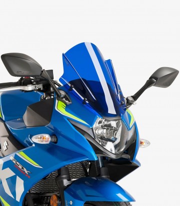 Suzuki GSX-R250 Puig Racing Blue Windshield 9722A