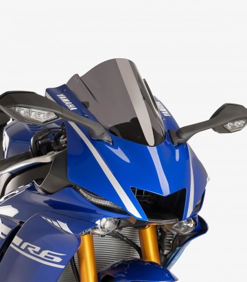 Windschild Puig Z-Racing Yamaha YZF-R6/Race (17-26), YZF-R7 (22-26) Dunkel getönt 9723F
