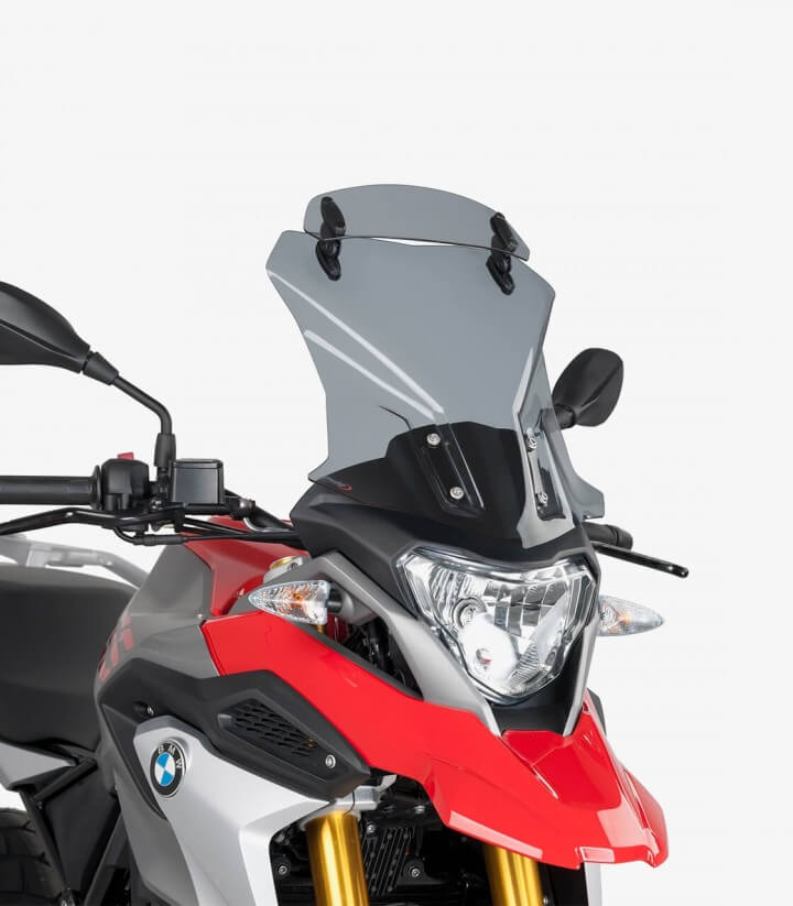 BMW G310 GS Puig Touring with visor Smoked Windshield 9880H