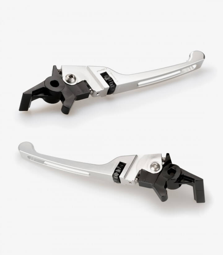 Manetas de Freno y Embrague Puig Scooter Plateadas