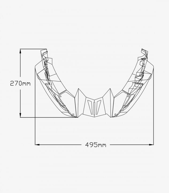 Quilla Yamaha MT-09/SP (21-23), Tracer 9/GT (21-23) Puig Negro 20646J