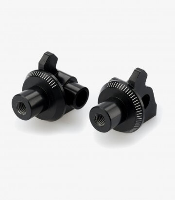 Juego de herrajes de estribera para Aprilia Caponord 1200 (2013 - 2016) Puig 7232N para piloto