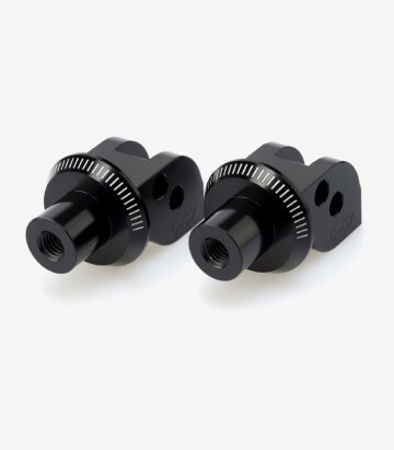 Juego de herrajes de estribera para Ducati Hypermotard, Monster, Scrambler, Supersport Puig 7874N para piloto y pasajero